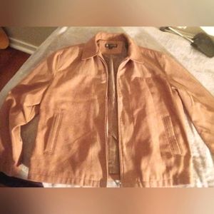 Men's Medium. Lightweight jacket. Brown. Made in Italy. Giovanni Collection.